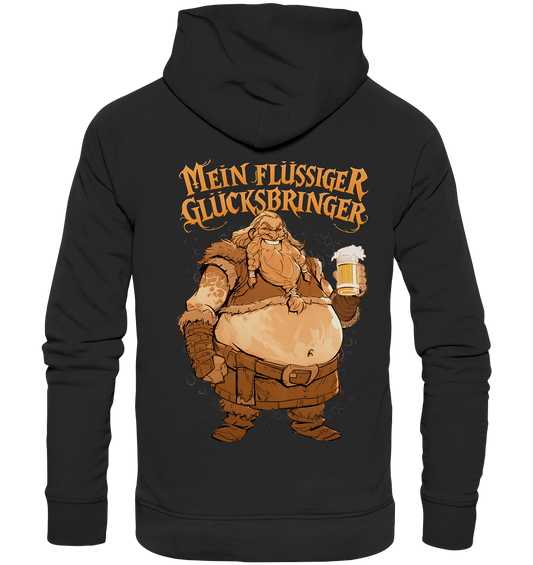 Mein Flüssiger Glücksbringer  - Organic Basic Hoodie