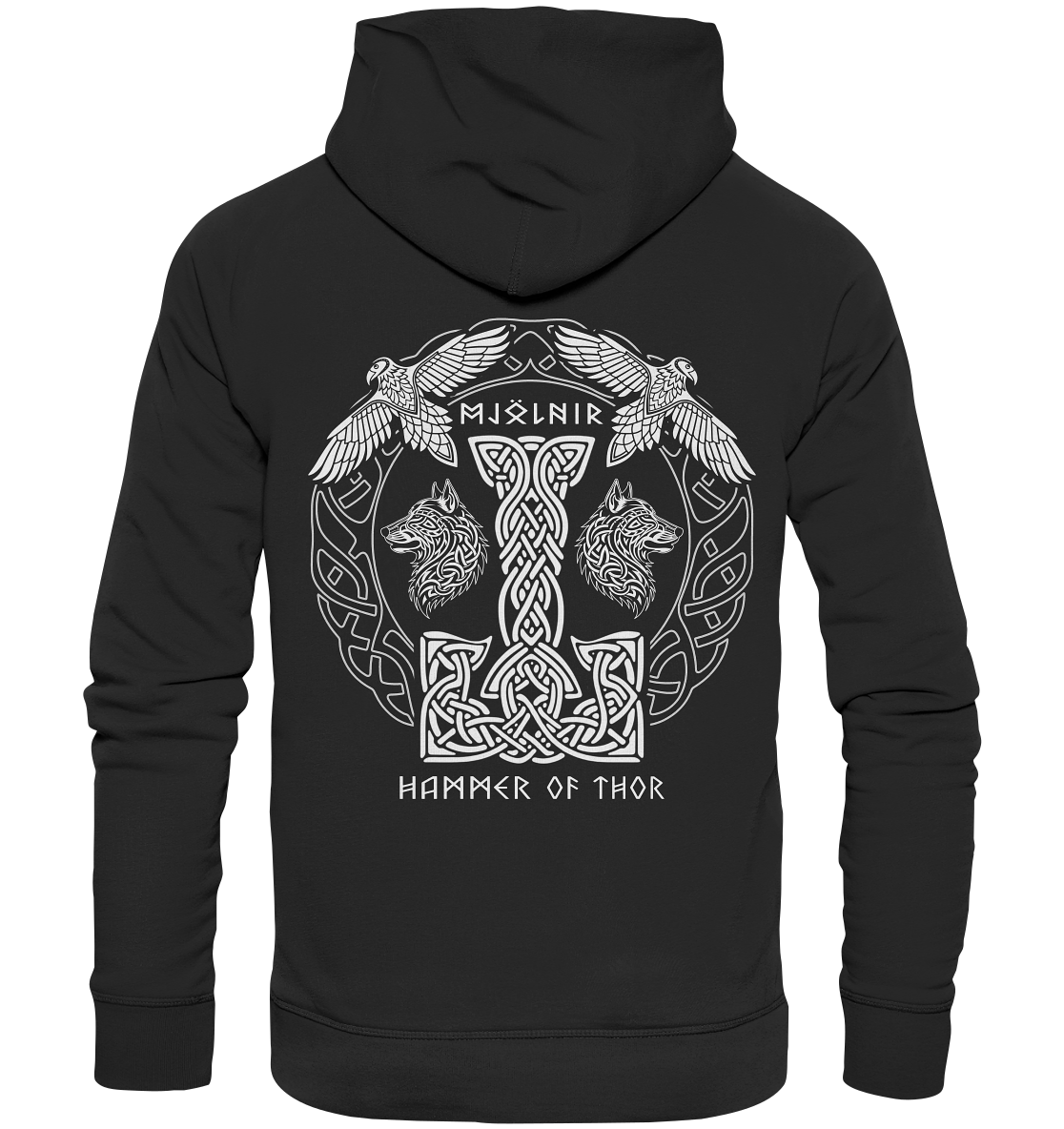 Mjölnir Hammer of Thor  - Organic Basic Hoodie