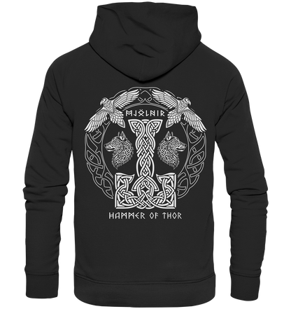 Mjölnir Hammer of Thor  - Organic Basic Hoodie