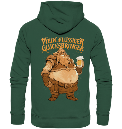 Mein Flüssiger Glücksbringer  - Organic Basic Hoodie