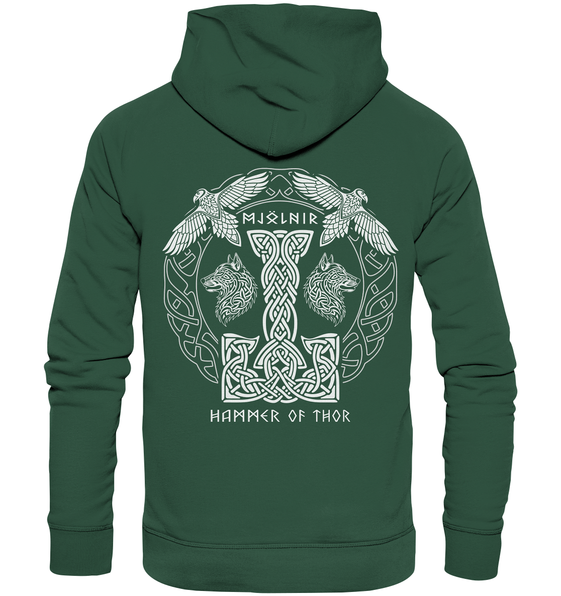 Mjölnir Hammer of Thor  - Organic Basic Hoodie