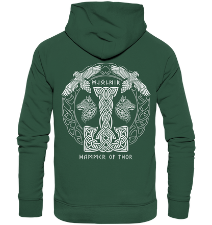 Mjölnir Hammer of Thor  - Organic Basic Hoodie