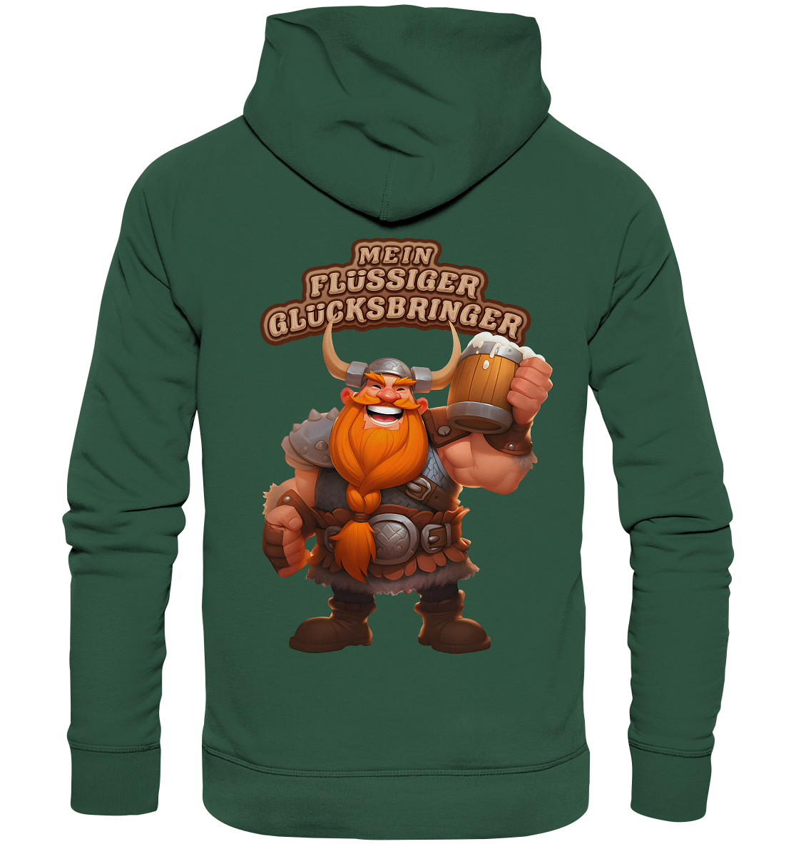 Mein Flüssiger Glücksbringer - Organic Basic Hoodie