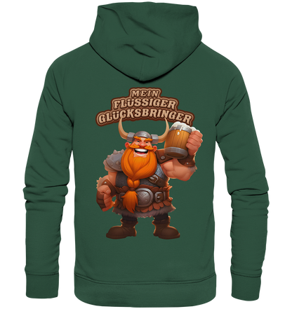 Mein Flüssiger Glücksbringer - Organic Basic Hoodie