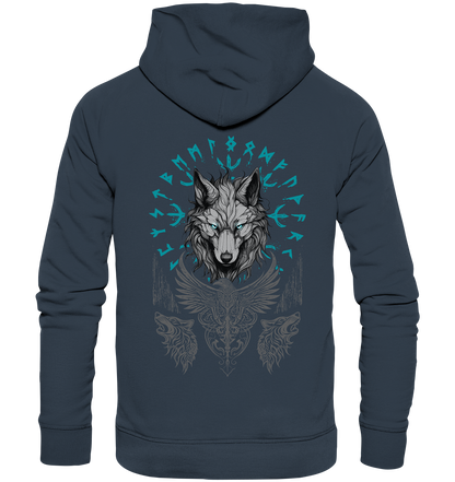 Wolf Vegvisir - Organic Basic Hoodie