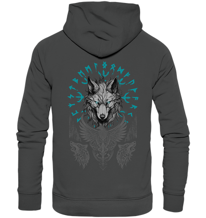 Wolf Vegvisir - Organic Basic Hoodie