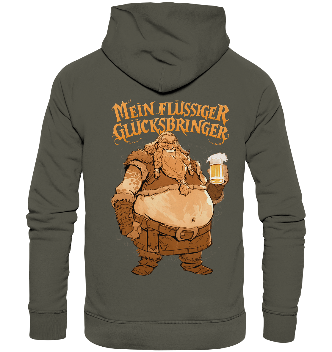 Mein Flüssiger Glücksbringer  - Organic Basic Hoodie