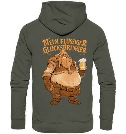 Mein Flüssiger Glücksbringer  - Organic Basic Hoodie