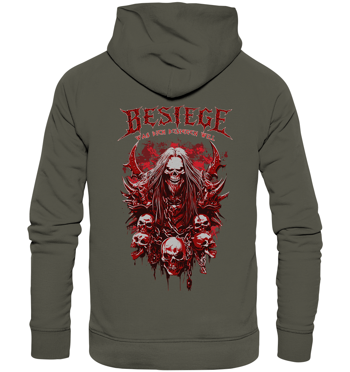 Besiege Was Dich Besiegen Will - Organic Basic Hoodie