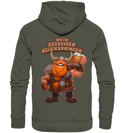 Mein Flüssiger Glücksbringer - Organic Basic Hoodie