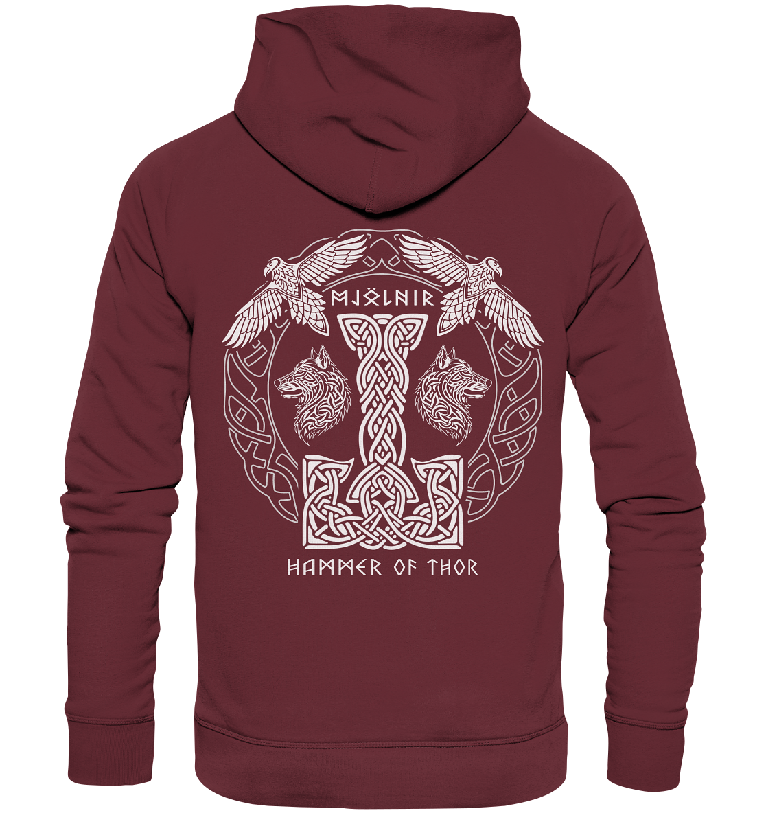 Mjölnir Hammer of Thor  - Organic Basic Hoodie