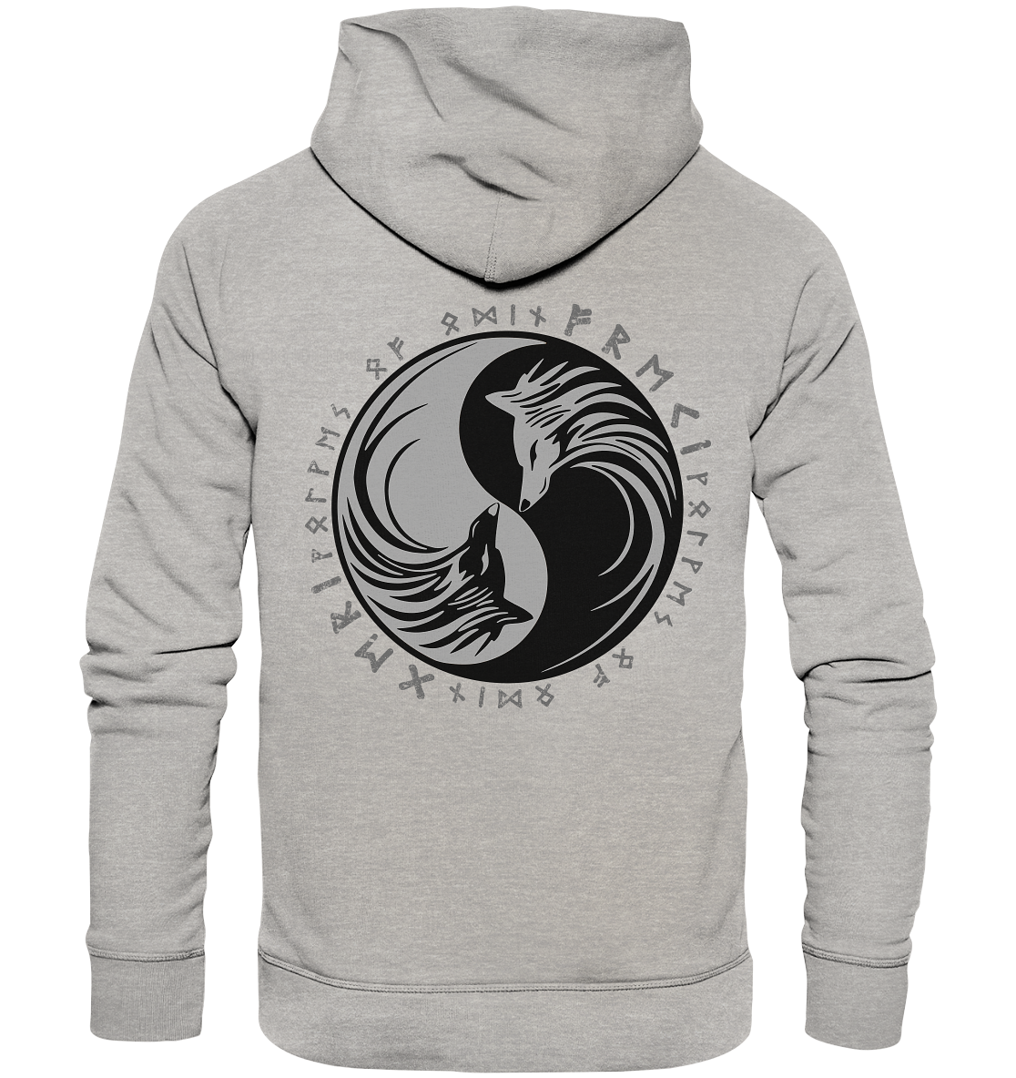 Odins Wölfe Geri und Freki - Organic Basic Hoodie