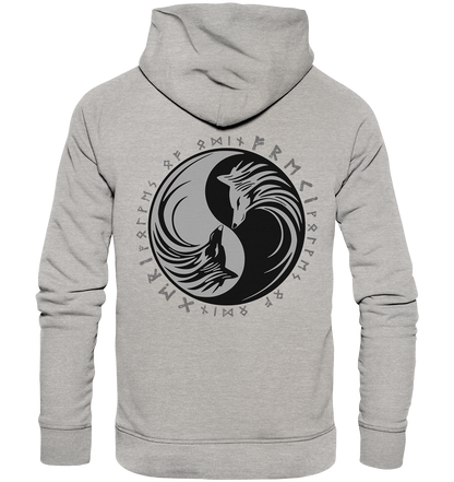 Odins Wölfe Geri und Freki - Organic Basic Hoodie