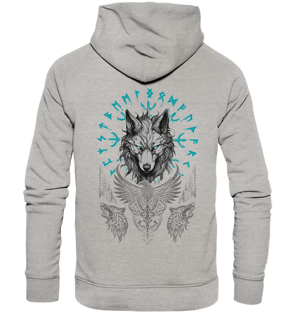 Wolf Vegvisir - Organic Basic Hoodie