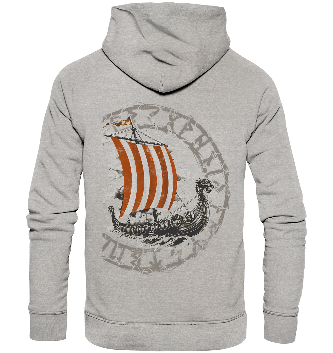 Drakkar Wikingerschiff - Organic Basic Hoodie