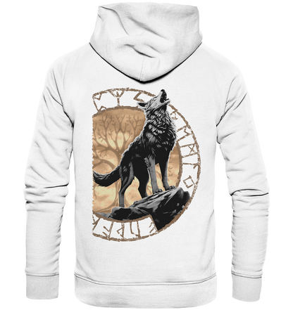 Wolf Yggdrasil  - Organic Basic Hoodie