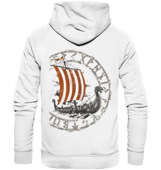 Drakkar Wikingerschiff - Organic Basic Hoodie