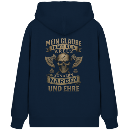 Meiin Glaube Trägt Narben und Ehre - Organic Zipper