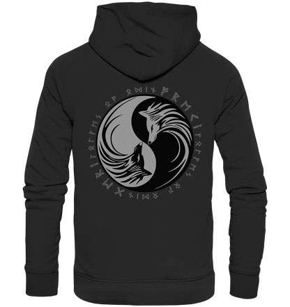 Odins Wölfe Geri und Freki - Premium Unisex Hoodie