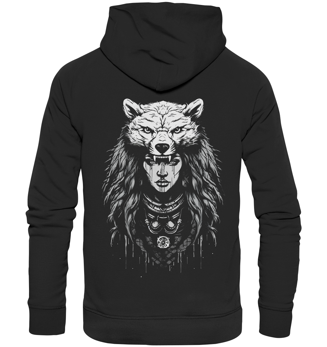 Wikinger Kriegerin Schildmaid - Premium Unisex Hoodie