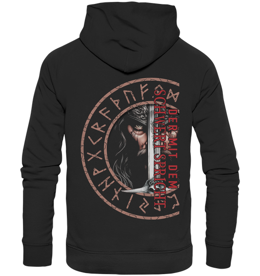 Der Mit Dem Schwert Spricht - Premium Unisex Hoodie