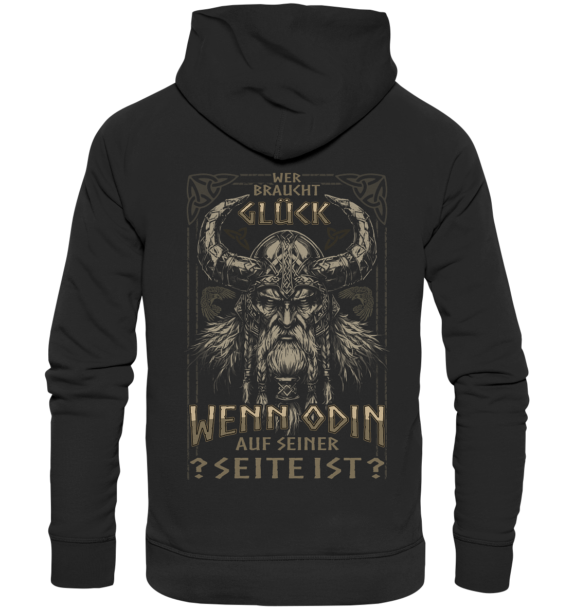 Wer Braucht Glück .... - Premium Unisex Hoodie