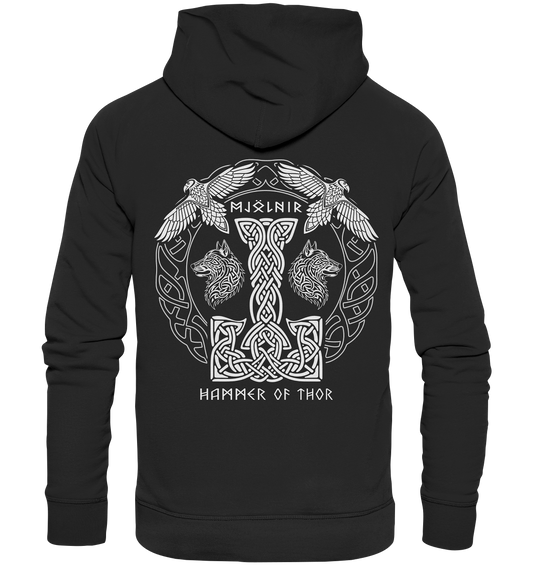 Mjölnir Hammer of Thor  - Premium Unisex Hoodie