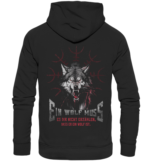 Nordischer Wolf - Premium Unisex Hoodie