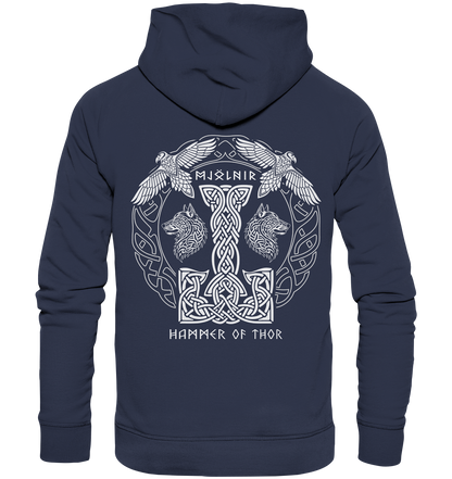 Mjölnir Hammer of Thor  - Premium Unisex Hoodie