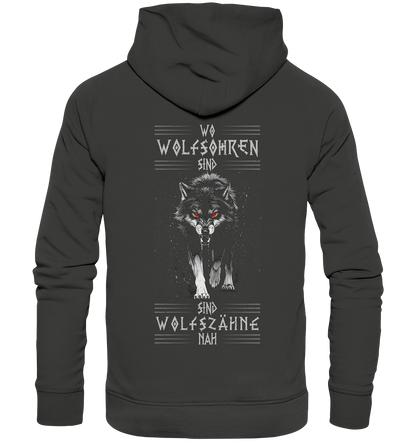 Wolfsohren Wolfszähne  - Premium Unisex Hoodie