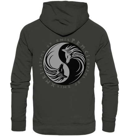 Odins Wölfe Geri und Freki - Premium Unisex Hoodie