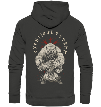 Wikinger Bär Aegishjalmur - Premium Unisex Hoodie