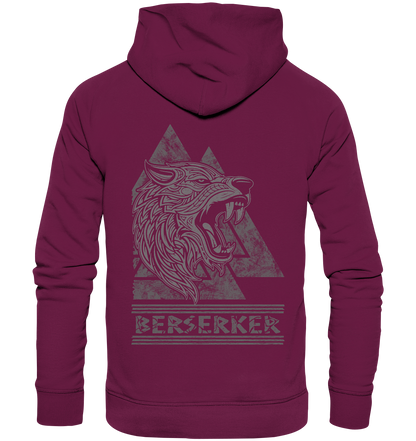 Nordic Wolf Berserker  - Premium Unisex Hoodie