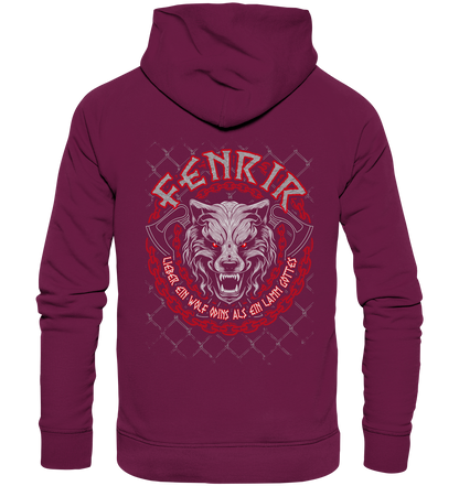 Nordic Wolf   Fenrir - Premium Unisex Hoodie