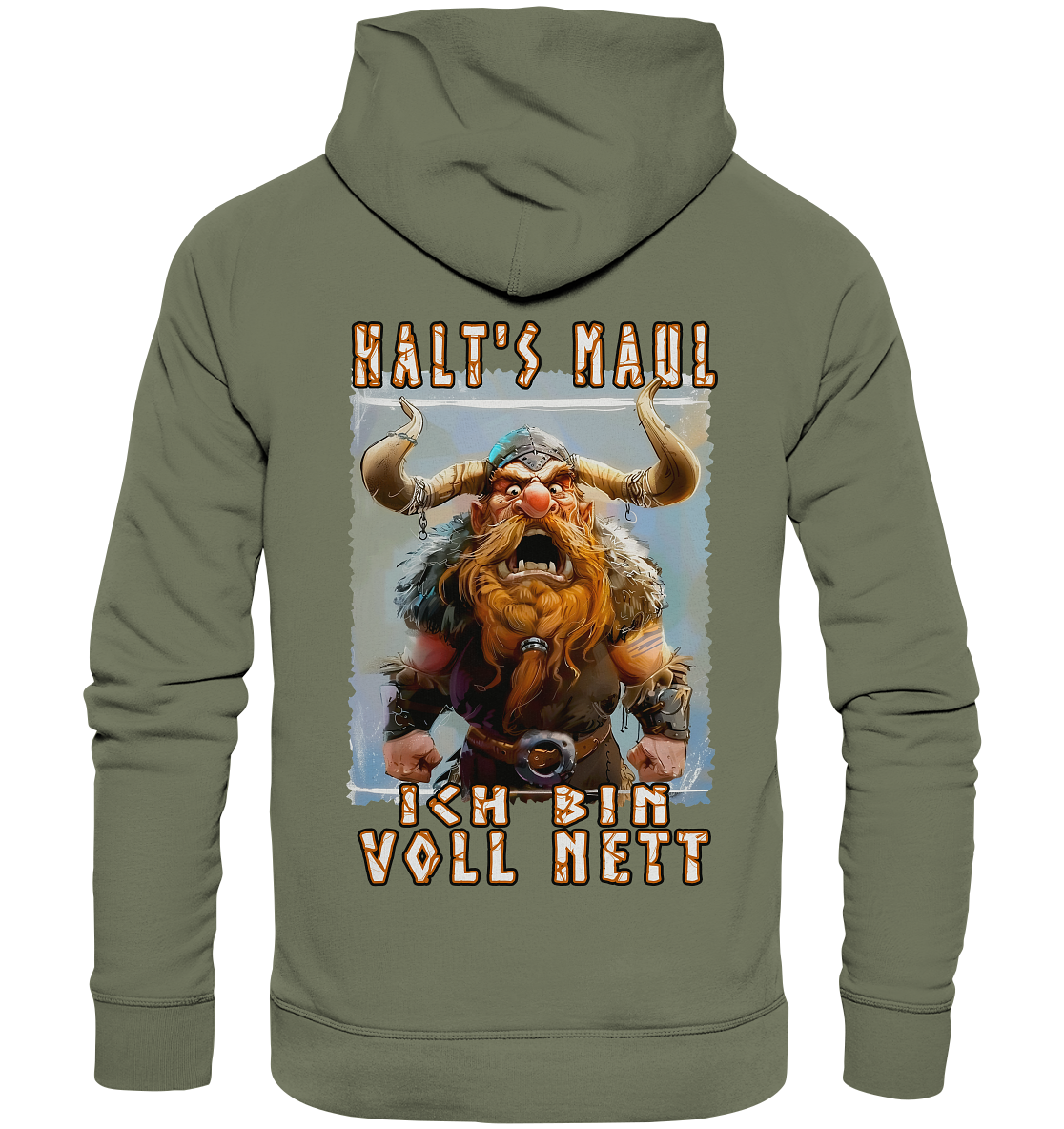 Halts Maul Ich Bin Voll Nett - Premium Unisex Hoodie