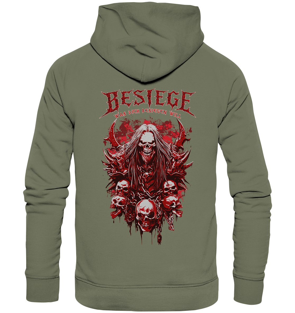 Besiege Was Dich Besiegen Will - Premium Unisex Hoodie