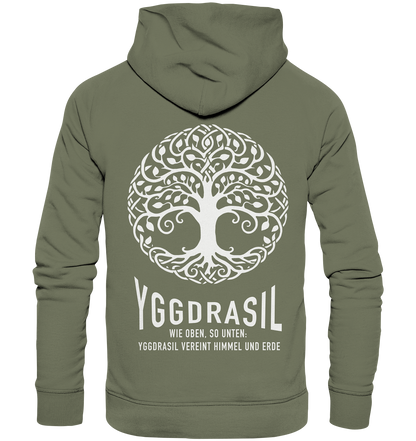 Yggdrasil Wie Oben, So Unten - Premium Unisex Hoodie