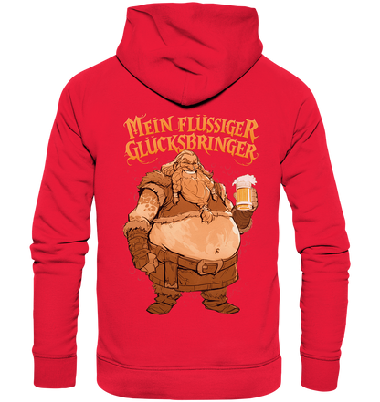 Mein Flüssiger Glücksbringer  - Premium Unisex Hoodie