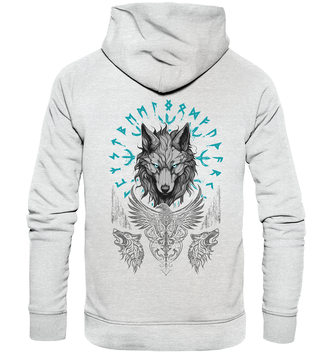 Wolf Vegvisir - Premium Unisex Hoodie