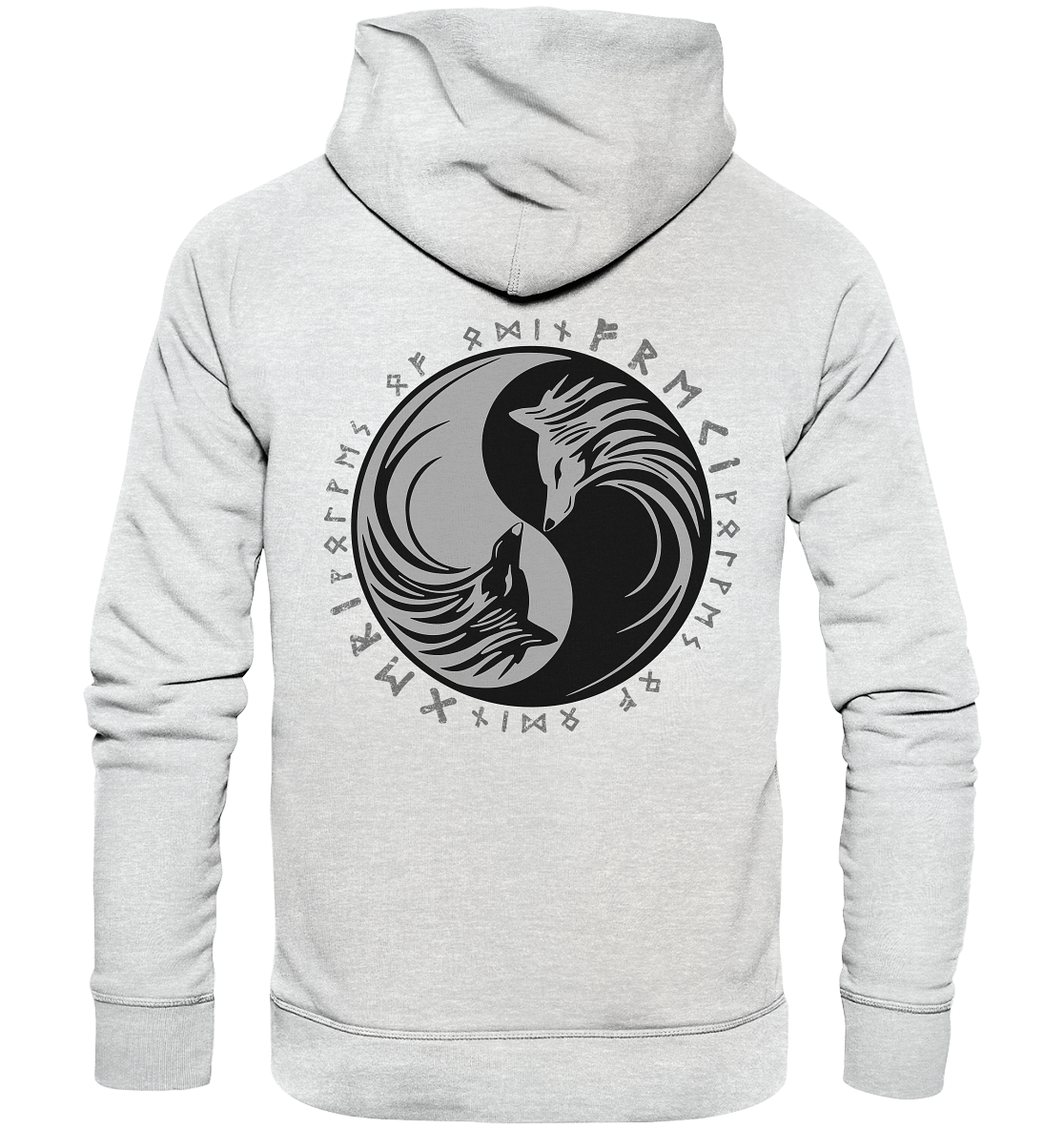 Odins Wölfe Geri und Freki - Premium Unisex Hoodie