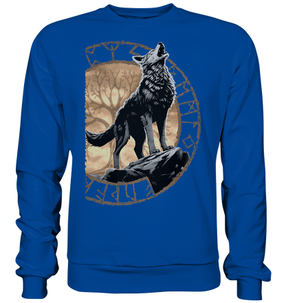 Wolf Yggdrasil  - Basic Sweatshirt