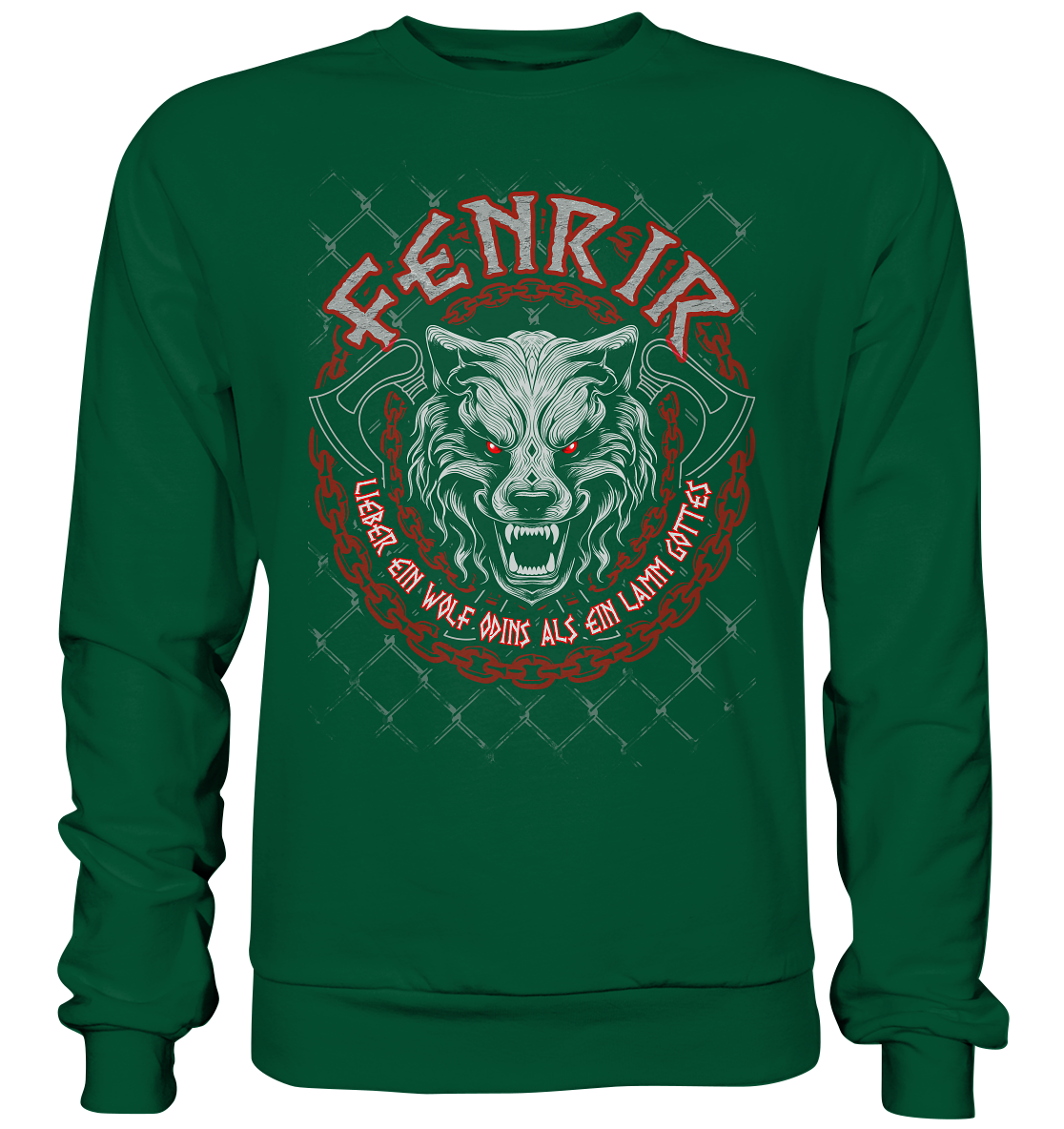 Nordic Wolf   Fenrir - Basic Sweatshirt