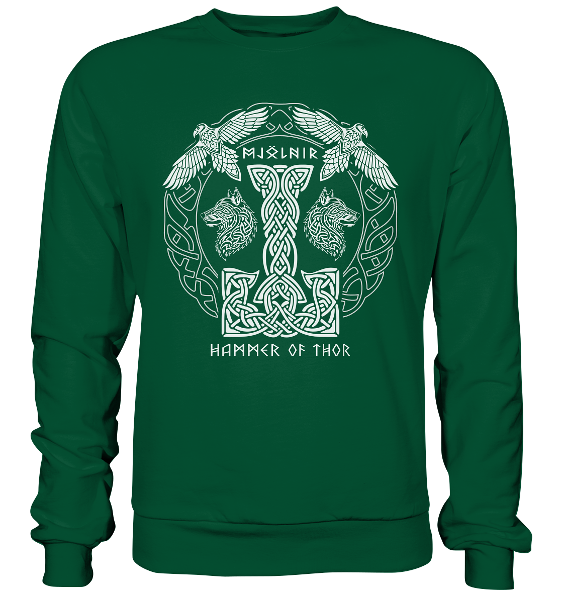 Mjölnir Hammer Of Thor - Basic Sweatshirt