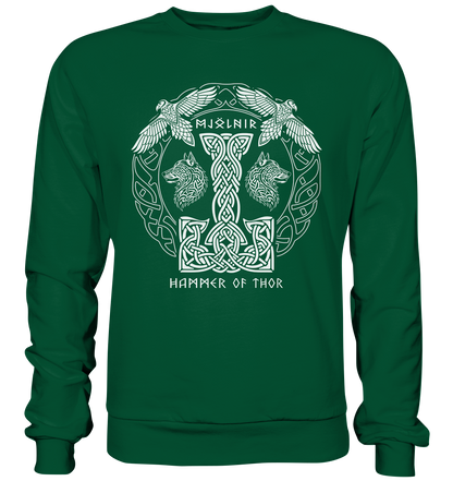 Mjölnir Hammer Of Thor - Basic Sweatshirt