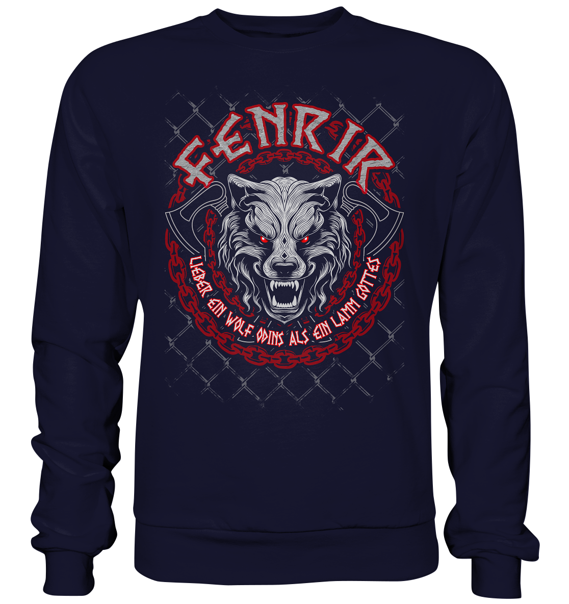 Nordic Wolf   Fenrir - Basic Sweatshirt