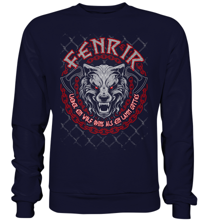 Nordic Wolf   Fenrir - Basic Sweatshirt