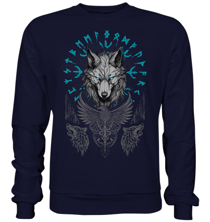 Wolf Vegvisir - Basic Sweatshirt