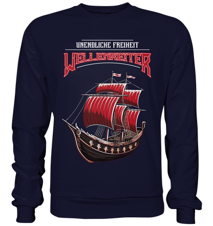 Wellenreiter Wikingerschiff  - Basic Sweatshirt