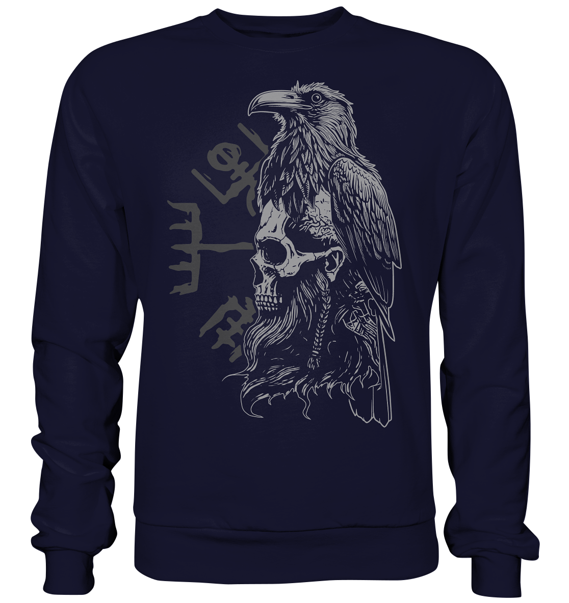 Rabe Schädel Vegvisir - Basic Sweatshirt