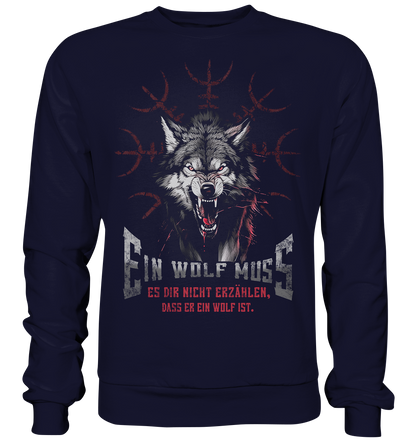 Nordischer Wolf - Basic Sweatshirt